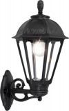 Fumagalli BISSO/SALEM E27 Kültéri falilámpa Fekete