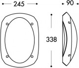 Fumagalli CECCHI E27 Háttérvilágítással kültéri falilámpa Fehér