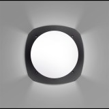 Fumagalli Stucchi 2000lm LED kültéri falilámpa - Fekete (1U3.000.000.AYE1R)