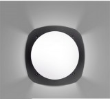 Fumagalli STUCCHI LED 18W 3K GX53 Kültéri falilámpa Fekete