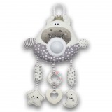 Funmuch Plüss víziló lógó játék, fénnyel és zenével