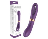 Funny Me Dual - akkus, 2in1 nyelves vibrátor (lila)