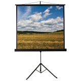 FUNSCREEN Matt fehér Tripod tartó 160x160cm Format 1:1 tokkal Fekete fun10.110.160.r