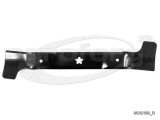 Fűnyíró kés Husqvarna M125-97TC 498mm, 5 ágú csillag, 3 furatos, jobbra forgó