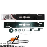 Fűnyíró kés L 405 mm, W 57 mm, Ø tengely furat 1” (25,4) mm