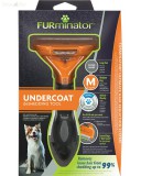 Furminator aljszőrkefe közepes testű, hosszú szőrű kutyáknak (M)