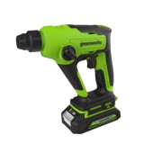 Fúró-vésőkalapács akkumulátoros Greenworks GD24SDS1 akku és töltő nélkül