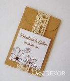 Fűszernövény/gyógynövény papírtasakban egyedi címkével