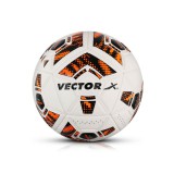 Futball labda 4-es, narancs-fekete – VECTOR X SYNERGY