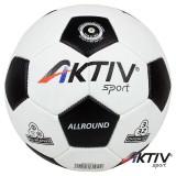 Futball labda Aktivsport ALLROUND fehér-fekete méret: 3