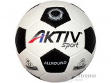 Futball labda Aktivsport ALLROUND méret: 4 fehér-fekete