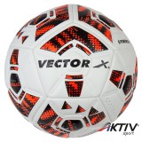Futball labda VECTOR X SYNERGY narancs - fekete méret: 3