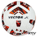 Futball labda VECTOR X SYNERGY narancs-fekete méret:5