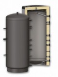 Fűtési puffer tároló - hőcserélő nélkül 500 literes tartály melegvíz tárolás céljára. Sunsystem P 500