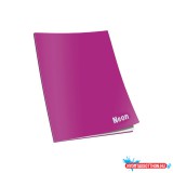 Füzet A4, 40+2lap, kockás 80g. Connect neon lakk borító,