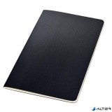 Füzet, exkluzív, A5, vonalas, 32 lap, puhafedeles, SIGEL "Conceptum", fekete