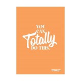 Füzet sima STREET A/4 42 lapos PP Neon