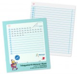 Füzet, tűzött, 295x245 mm, álló, 32 lap, 3. és 4. osztály, ICO Süni Meixner (TICSUM34)