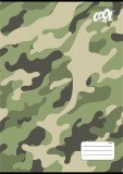 Füzet, tűzött, A4, kockás, 32 lap, COOL BY VICTORIA Camouflage, 87-32 (ISVFC101)