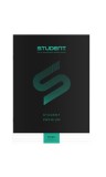 Füzet, tűzött, A4, vonalas, 32 lap, ICO Student Premium, 81-32, fekete (TICSFPV)