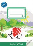 Füzet, tűzött, A5, sima, 32 lap, ICO Süni Sulikész, 20-32 (TICSUSK2032)
