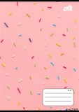 Füzet, tűzött, A5, vonalas, 32 lap, 4-8. osztály, COOL BY VICTORIA 'Sweet pink', '21-32'