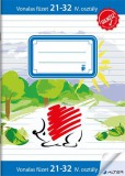 Füzet, tűzött, A5, vonalas, 32 lap, 4-8. osztály, ICO 'Süni Sulikész', '21-32'