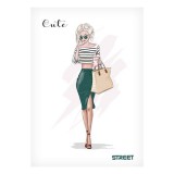 Füzet vonalas STREET A/5 54 lapos Cute
