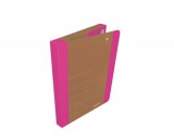 Füzetbox, 30 mm, karton, A4, DONAU Life, neon rózsaszín (D207400130)