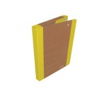 Füzetbox, 30 mm, karton, A4, DONAU Life, neon sárga (D207400111)