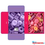 Füzetbox A5, hullámkarton, Candy, Nebulo