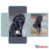 Füzetbox A5, hullámkarton, Lovas, Nebulo