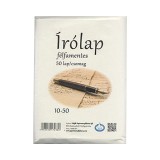 Fűzfői Papírmanufaktúra Félfamentes borítékos írólap 50db 10-50