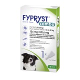 Fypryst Combo rácsepegtető oldat közepes testű kutyák számára 5 x (1 x 1,34 ml)