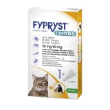 Fypryst Combo rácsepegtető oldat macskák és vadászgörények számára 5 x (1 x 0,5 ml)