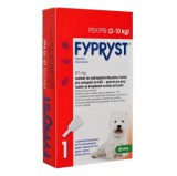 Fypryst Spot On 2-10kg 0,67ml Ampulla kullancs és bolha elleni csepp Kutyáknak