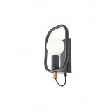 Fali lámpa, fekete, E27, Redo Smarterlight Aeris 01-2406