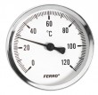FERRO Hátsó csatlakozású hőmérő