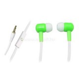 Fülhallgató - Speak n Go (zöld-fehér; mikrofon; 3.5mm jack; válasz gomb; 1,2m kábel) (SANDBERG_125-64)