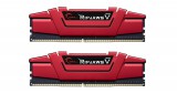 G.SKILL 16GB DDR4 2400Mhz Kit(2x8GB) Ripjaws V Red F4-2400C17D-16GVR