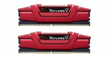 G.SKILL 8GB DDR4 2666MHz Kit(2x4GB) RipjawsV Red F4-2666C15D-8GVR