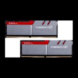 G.SKILL Trident Z Silver/Red 16GB (2x8GB) 4133MHz CL19 DDR4 (F4-4133C19D-16GTZA) - Memória