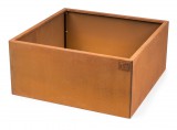 G21 Corten magaságyás, 70 × 32 × 70 cm