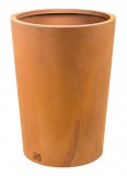 G21 Corten Round virágláda, 55 x 75 cm