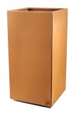 G21 Corten Square virágláda, 50 x 100 x 50 cm