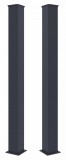 G21 oszlop kapuhoz 15x190 cm, talppal, antracit, 2 db