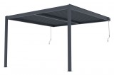 G21 Trenton Premium 4x4 m bioklimatikus pergola, antracit alumínium