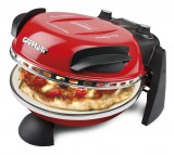 G3 Ferrari G10006 EVO Forno Pizza Delizia pizzasütő 400°C-ig, 31 cm-es pizza, tűzálló kővel, 2 pizzalapáttal, piros színben