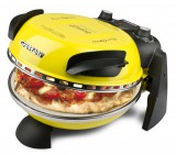 G3 Ferrari G10006 Forno Pizza Delizia pizzasütő 400°C-ig, 31 cm-es pizza, tűzálló kővel, 2 pizzalapáttal, citromsárga színben