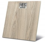 G3 Ferrari G30065 ROVERE digitális személymérleg tölgyfa hatású edzett üveglappal, 150 kg, LCD kijelző